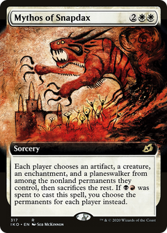Mythos of Snapdax (Extended Art) (317) [Ikoria: Lair of Behemoths] - Deck Out Gaming