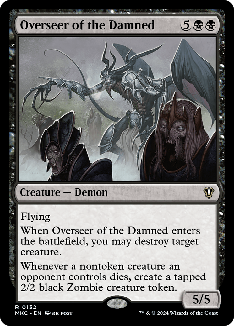 Overseer of the Damned (132) [Murders at Karlov Manor Commander] - Deck Out Gaming