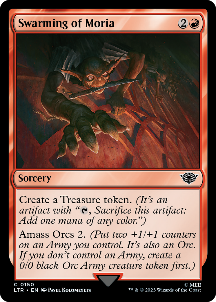 Swarming of Moria (150) [The Lord of the Rings: Tales of Middle-earth] foil - Deck Out Gaming