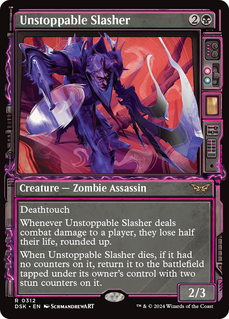 Unstoppable Slasher (Showcase) (312) [Duskmourn: House of Horror] - Deck Out Gaming