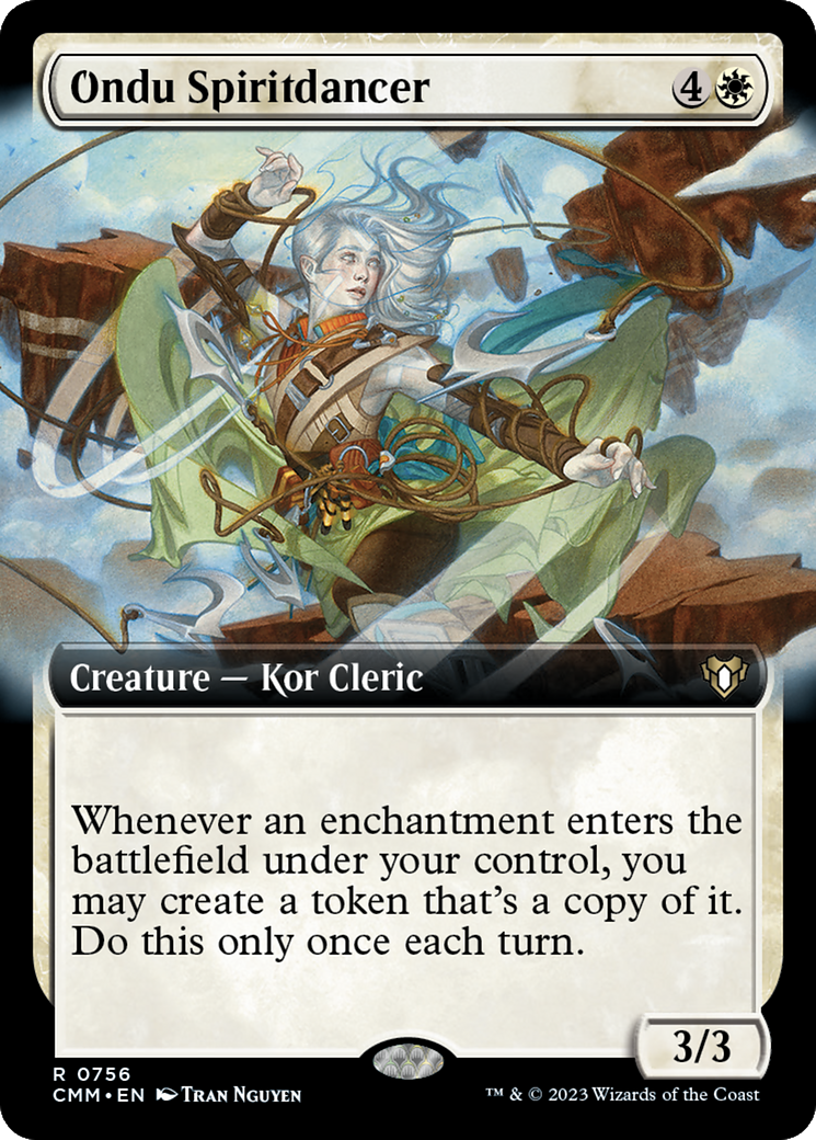 Ondu Spiritdancer (Extended Art) (756) [Commander Masters] - Deck Out Gaming