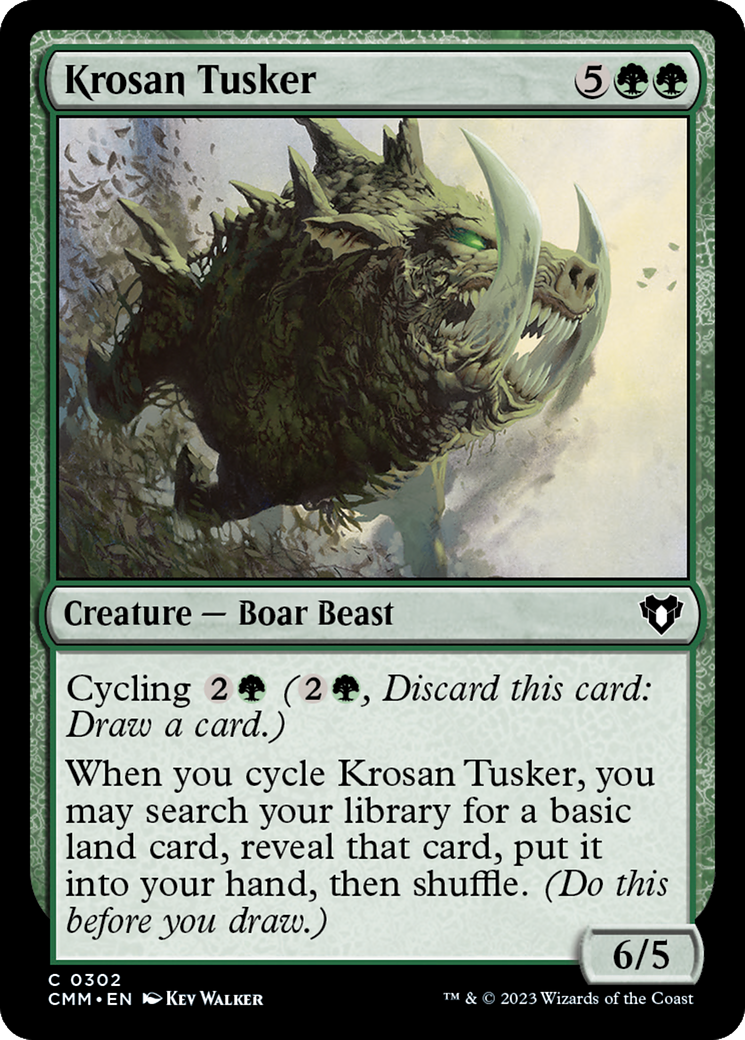 Krosan Tusker (302) [Commander Masters] - Deck Out Gaming