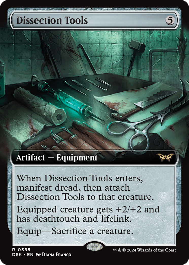 Dissection Tools (Extended Art) (385) [Duskmourn: House of Horror] - Deck Out Gaming