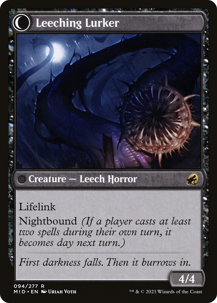 Curse of Leeches // Leeching Lurker (94) [Innistrad: Midnight Hunt] - Deck Out Gaming