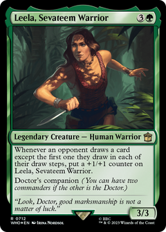 Leela, Sevateem Warrior (Surge Foil) (712) [Doctor Who] foil - Deck Out Gaming