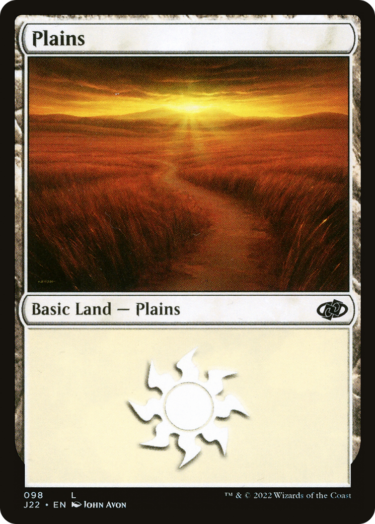 Plains (098) (98) [Jumpstart 2022] - Deck Out Gaming