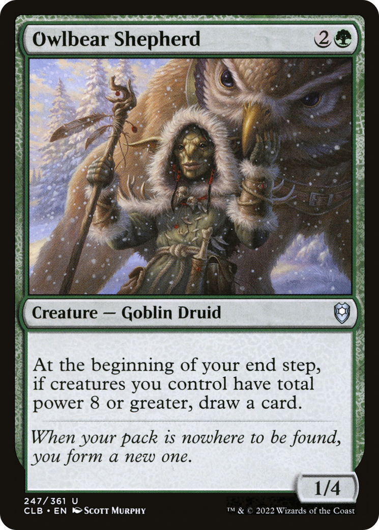 Owlbear Shepherd (247) [Commander Legends: Battle for Baldur's Gate] foil - Deck Out Gaming
