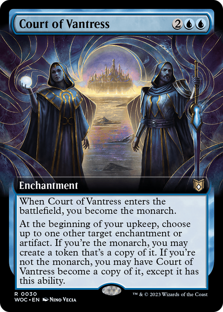 Court of Vantress (Extended Art) (30) [Wilds of Eldraine Commander] foil - Deck Out Gaming