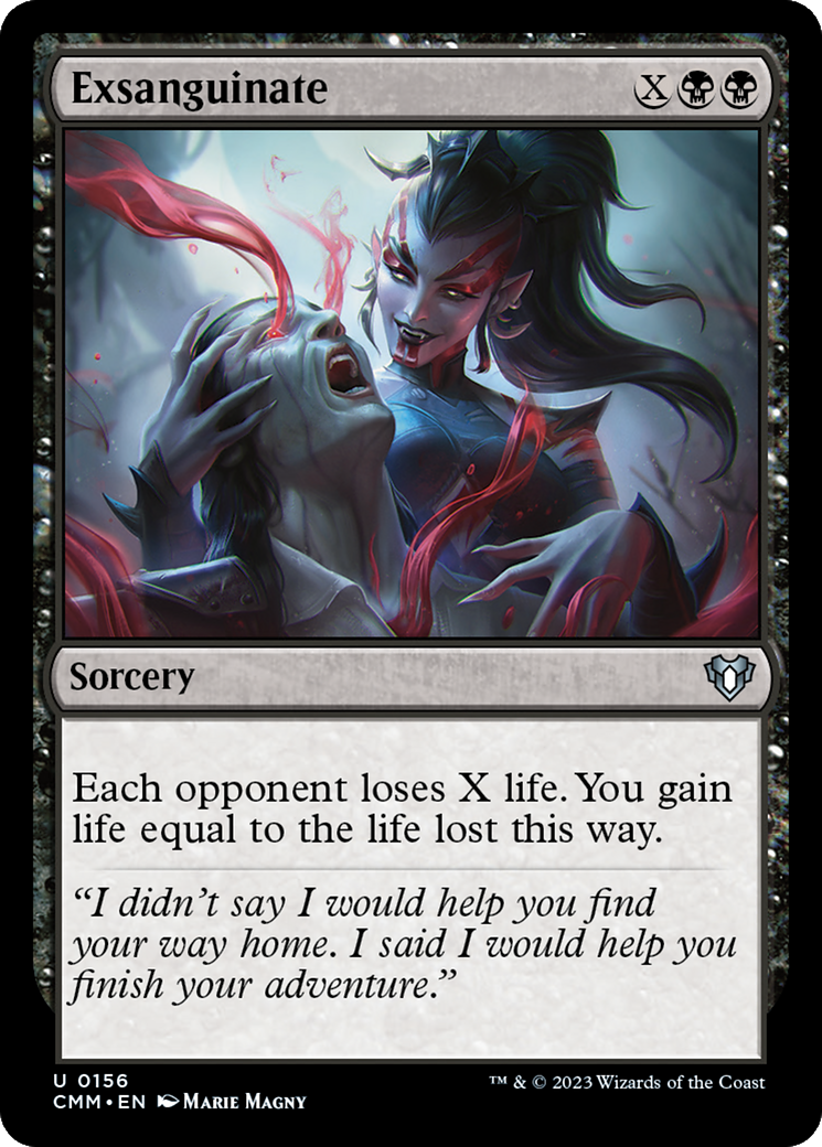 Exsanguinate (156) [Commander Masters] foil - Deck Out Gaming