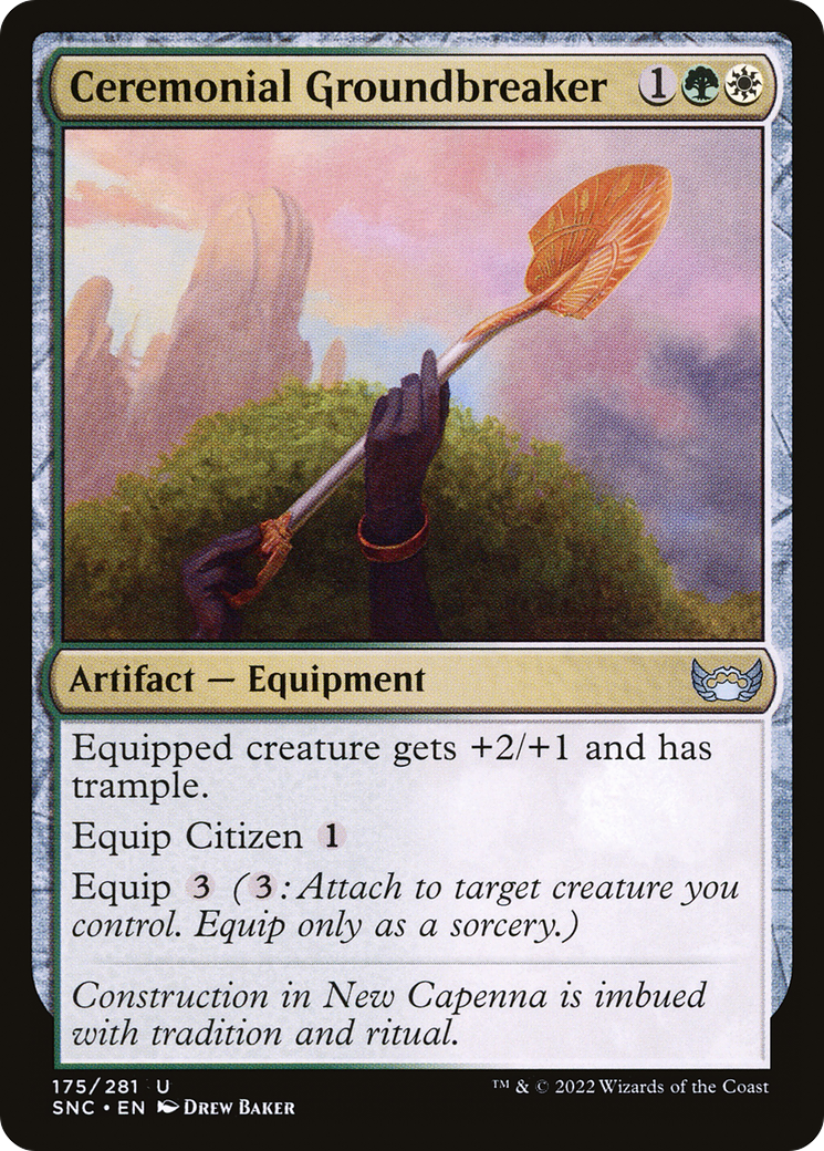 Ceremonial Groundbreaker (175) [Streets of New Capenna] foil - Deck Out Gaming