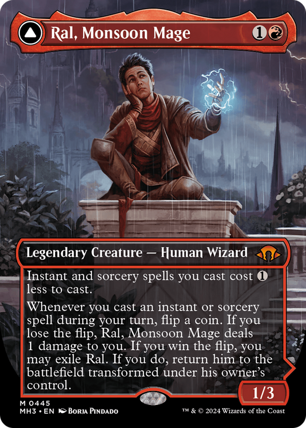 Ral, Monsoon Mage (Borderless) (445) [Modern Horizons 3] - Deck Out Gaming