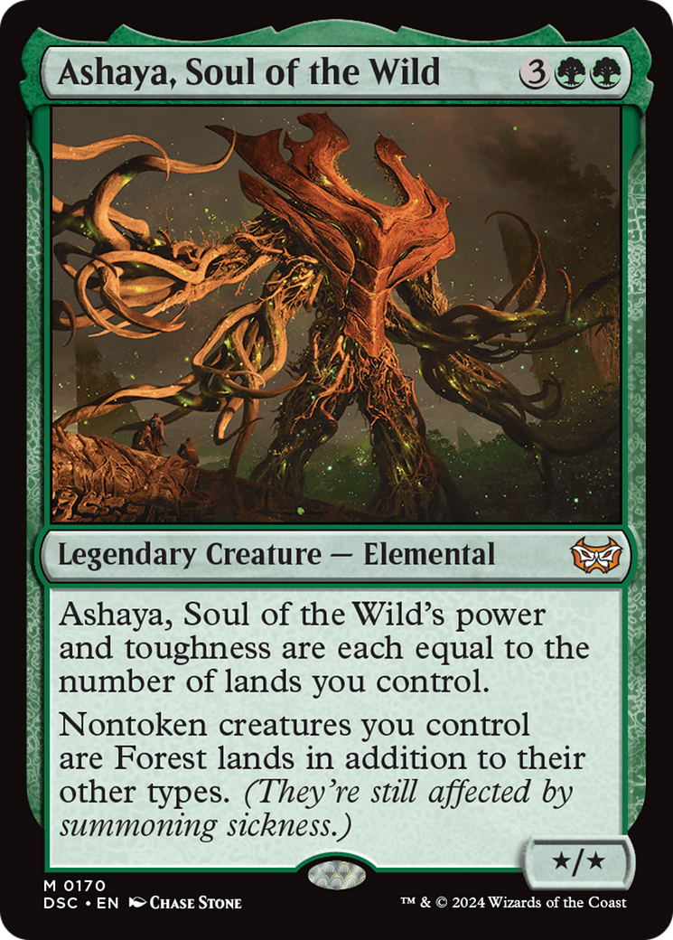 Ashaya, Soul of the Wild (170) [Duskmourn: House of Horror Commander] - Deck Out Gaming