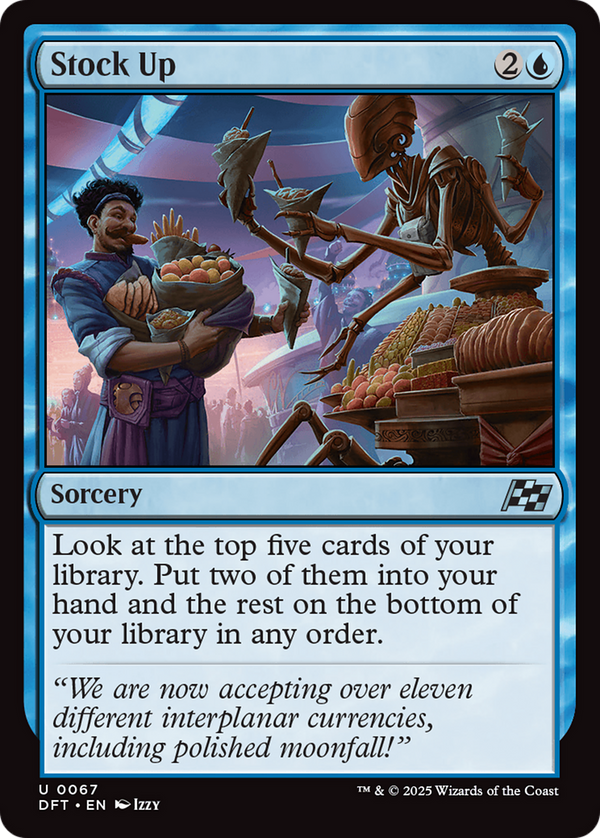 Stock Up (67) [Aetherdrift] foil - Deck Out Gaming