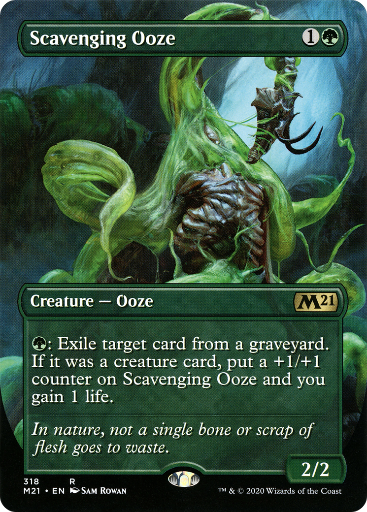 Scavenging Ooze (Alternate Art) (318) [Core Set 2021] - Deck Out Gaming