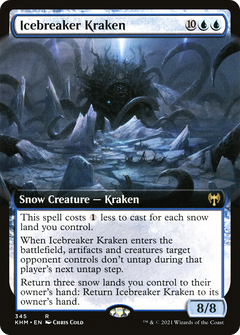 Icebreaker Kraken (345) [Kaldheim] foil - Deck Out Gaming
