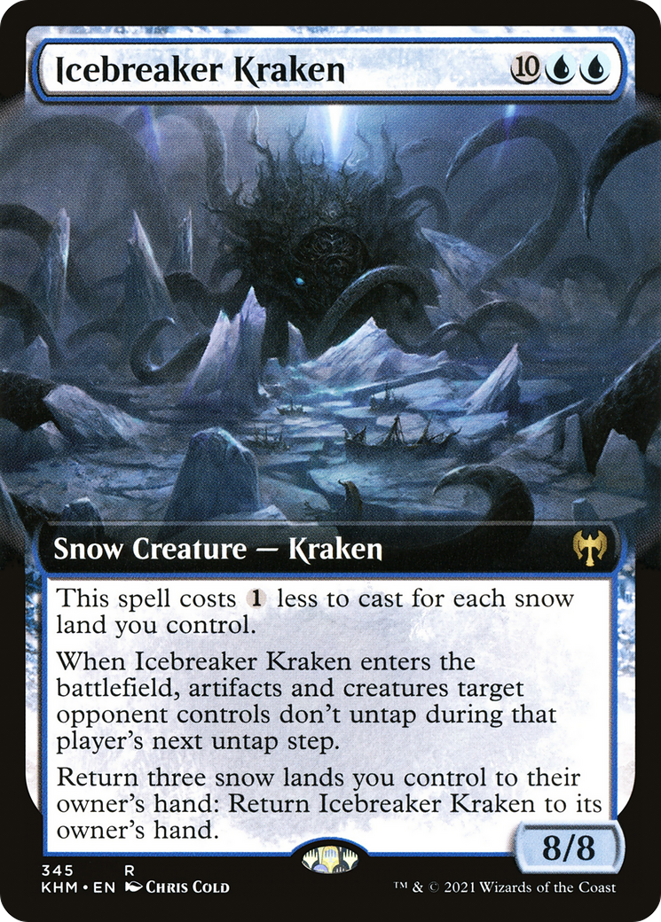 Icebreaker Kraken (345) [Kaldheim] foil - Deck Out Gaming