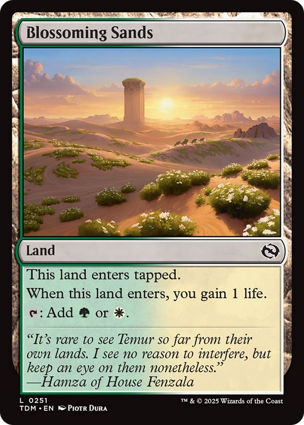 Blossoming Sands (251) [Tarkir: Dragonstorm] - Deck Out Gaming