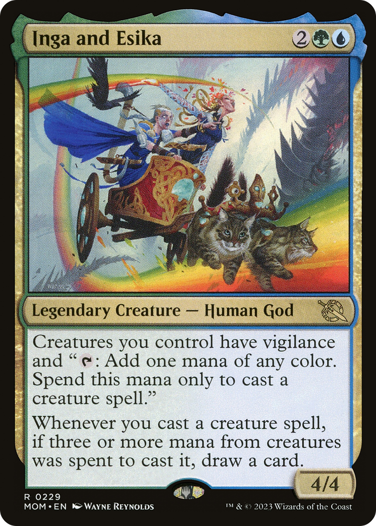 Inga and Esika (229) [March of the Machine] foil - Deck Out Gaming