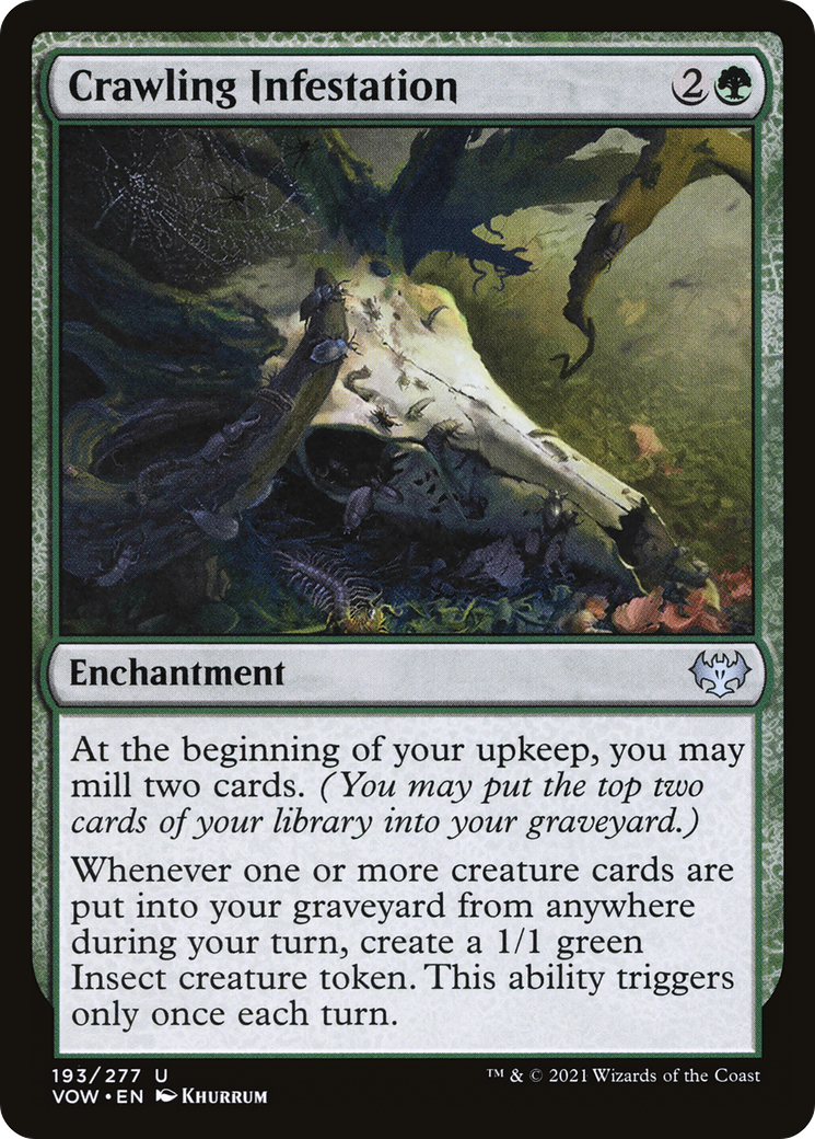 Crawling Infestation (193) [Innistrad: Crimson Vow] foil - Deck Out Gaming