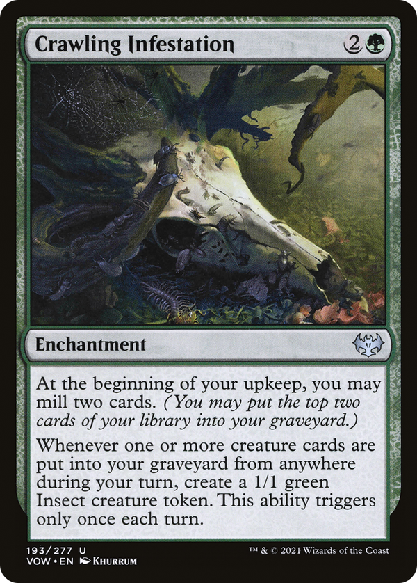 Crawling Infestation (193) [Innistrad: Crimson Vow] foil - Deck Out Gaming