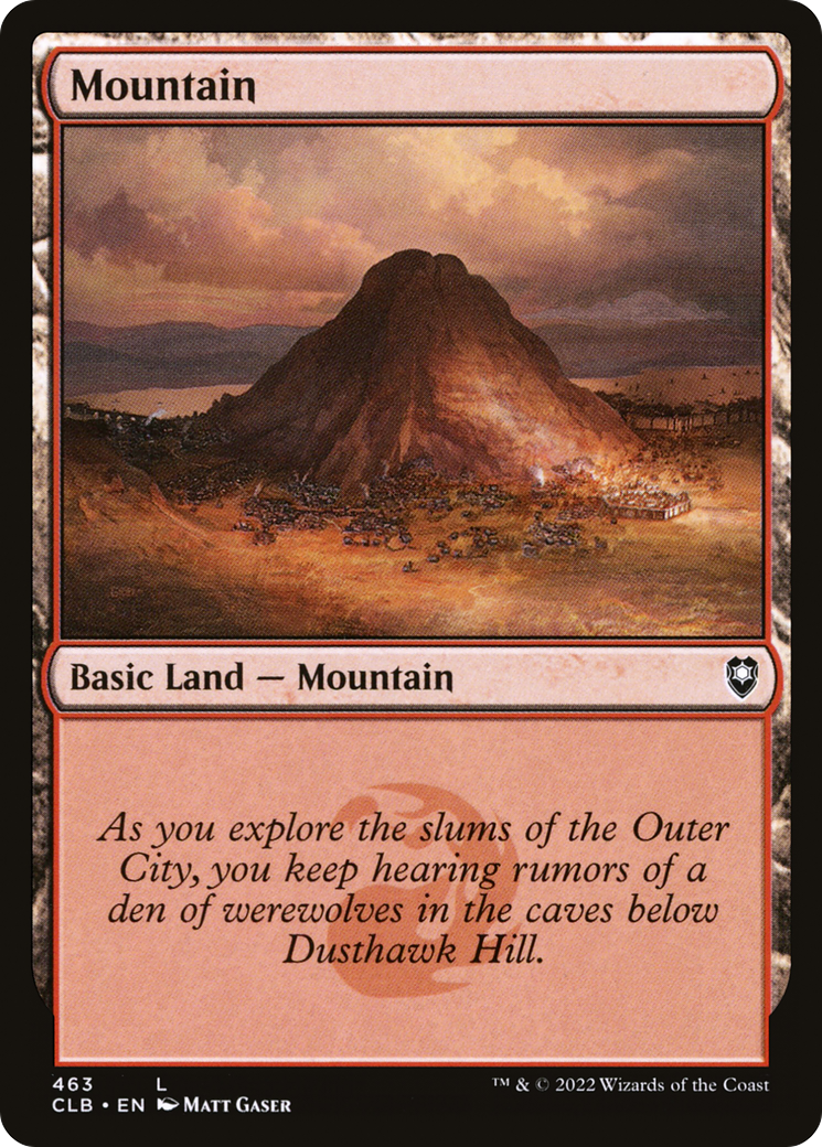 Mountain (463) (463) [Commander Legends: Battle for Baldur's Gate] foil - Deck Out Gaming