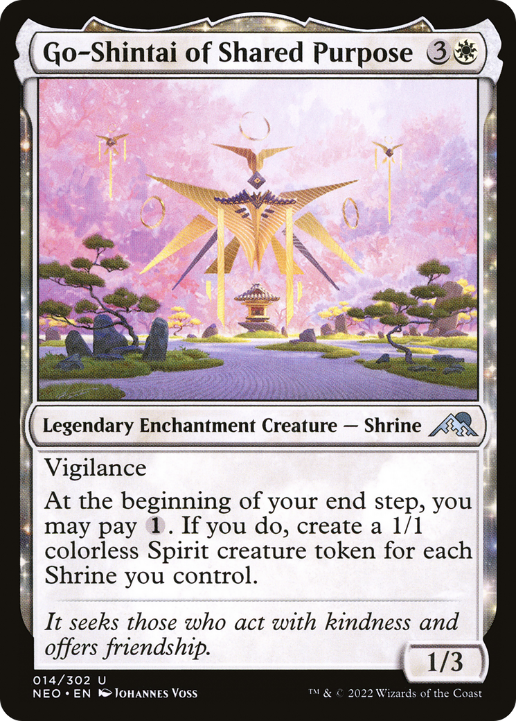 Go-Shintai of Shared Purpose (14) [Kamigawa: Neon Dynasty] - Deck Out Gaming