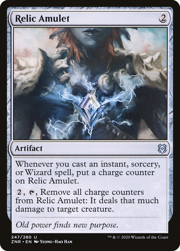 Relic Amulet (247) [Zendikar Rising] foil - Deck Out Gaming