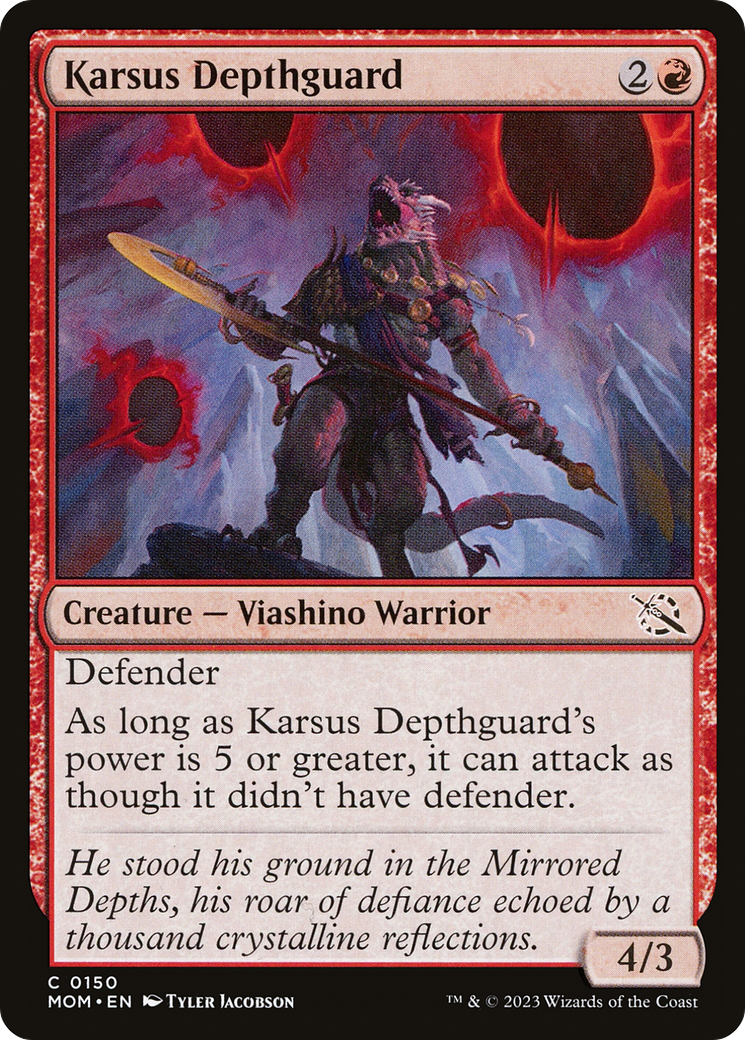 Karsus Depthguard (150) [March of the Machine] foil - Deck Out Gaming