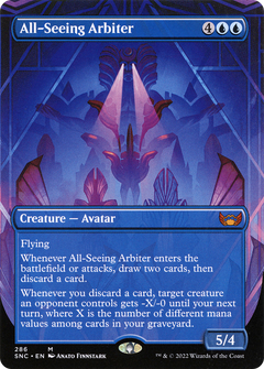 All-Seeing Arbiter (Borderless) (286) [Streets of New Capenna] foil - Deck Out Gaming
