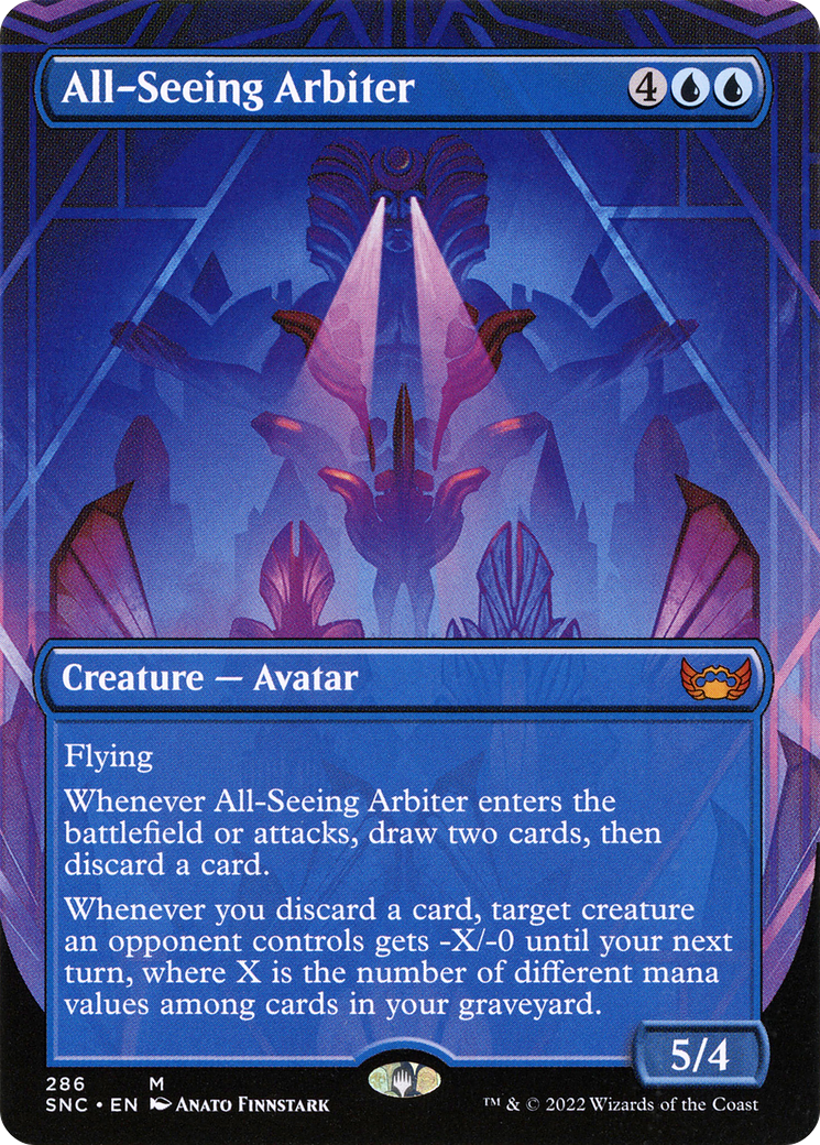 All-Seeing Arbiter (Borderless) (286) [Streets of New Capenna] foil - Deck Out Gaming
