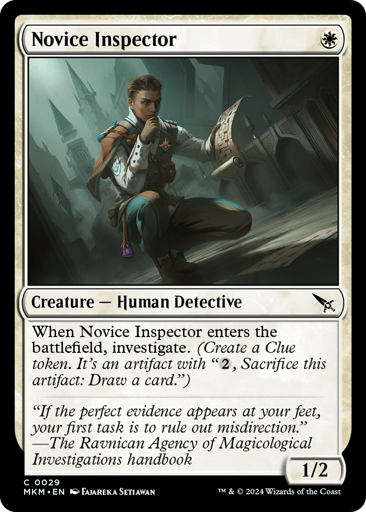 Novice Inspector (29) [Murders at Karlov Manor] foil - Deck Out Gaming