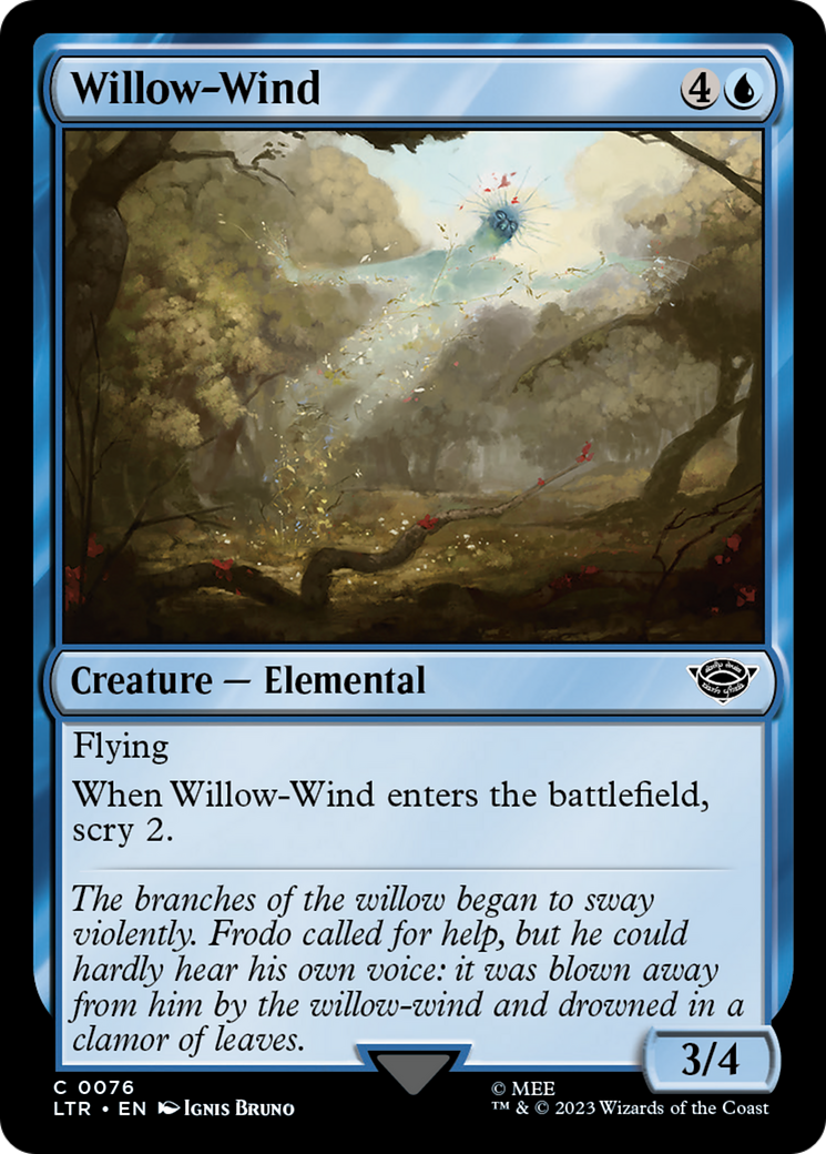 Willow-Wind (76) [The Lord of the Rings: Tales of Middle-earth] foil - Deck Out Gaming