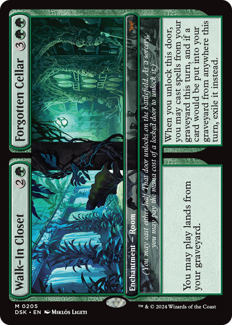 Walk-In Closet // Forgotten Cellar (205) [Duskmourn: House of Horror] - Deck Out Gaming