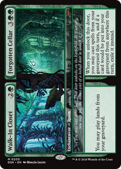 Walk-In Closet // Forgotten Cellar (205) [Duskmourn: House of Horror] - Deck Out Gaming