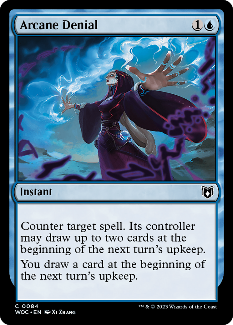 Arcane Denial (84) [Wilds of Eldraine Commander] - Deck Out Gaming