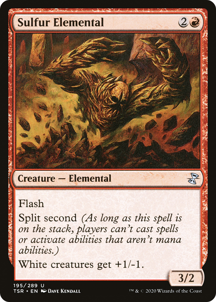 Sulfur Elemental (195) [Time Spiral Remastered] foil - Deck Out Gaming