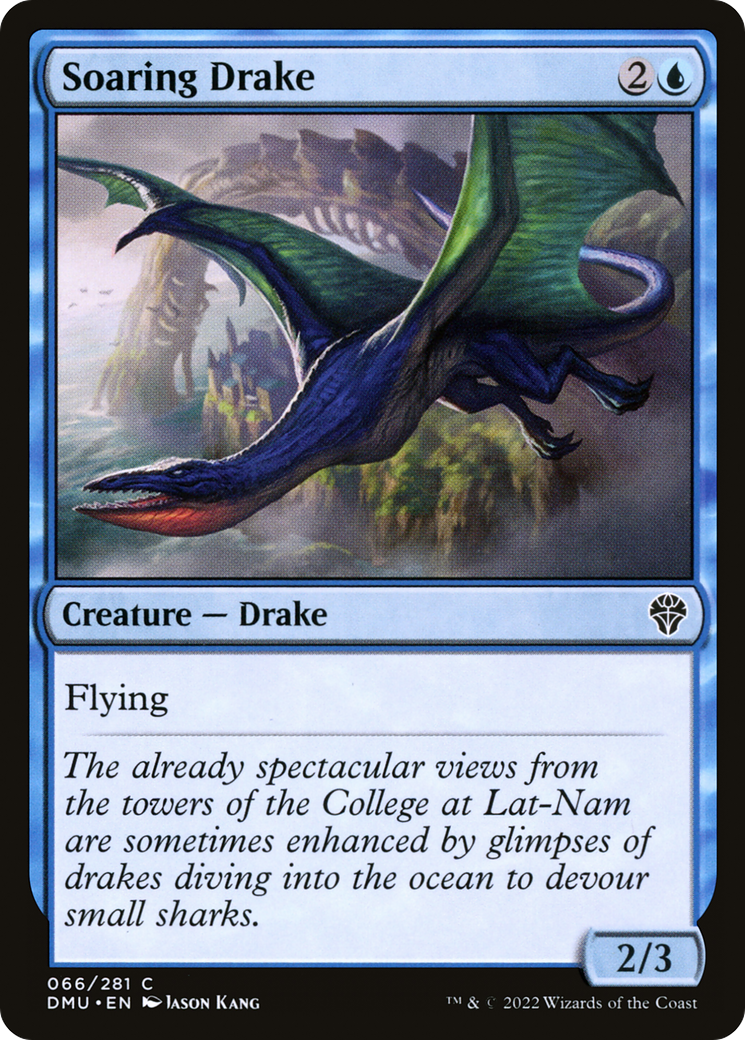 Soaring Drake (66) [Dominaria United] foil - Deck Out Gaming