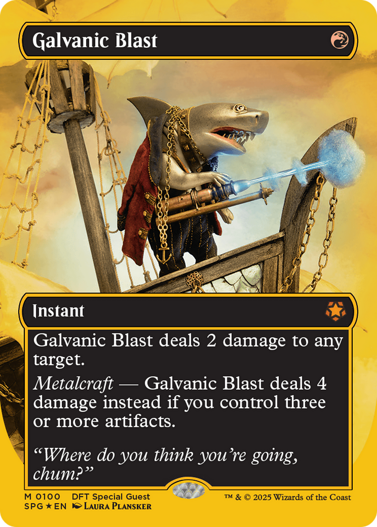 Galvanic Blast (Borderless) (First-Place Foil) (100) [Special Guests] foil - Deck Out Gaming