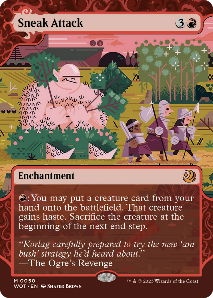 Sneak Attack (50) [Wilds of Eldraine: Enchanting Tales] foil - Deck Out Gaming