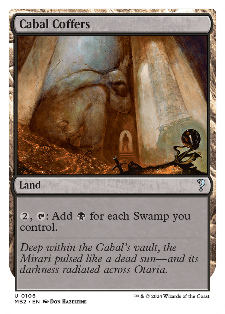Cabal Coffers (White Border) (106) [Mystery Booster 2] - Deck Out Gaming