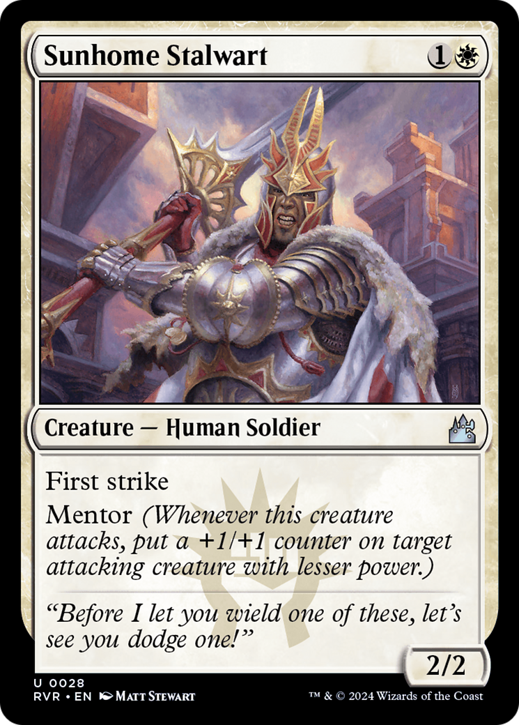 Sunhome Stalwart (28) [Ravnica Remastered] - Deck Out Gaming