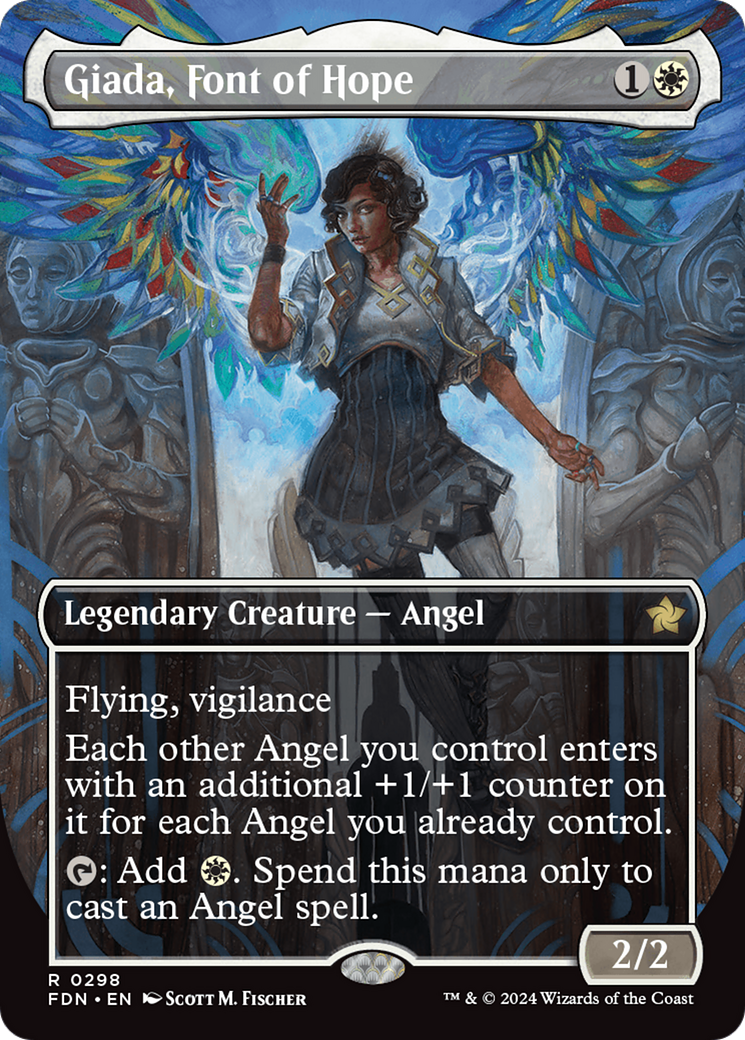 Giada, Font of Hope (Borderless) (298) [Foundations] foil - Deck Out Gaming