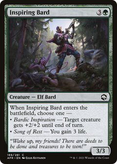 Inspiring Bard (189) [Adventures in the Forgotten Realms] foil - Deck Out Gaming