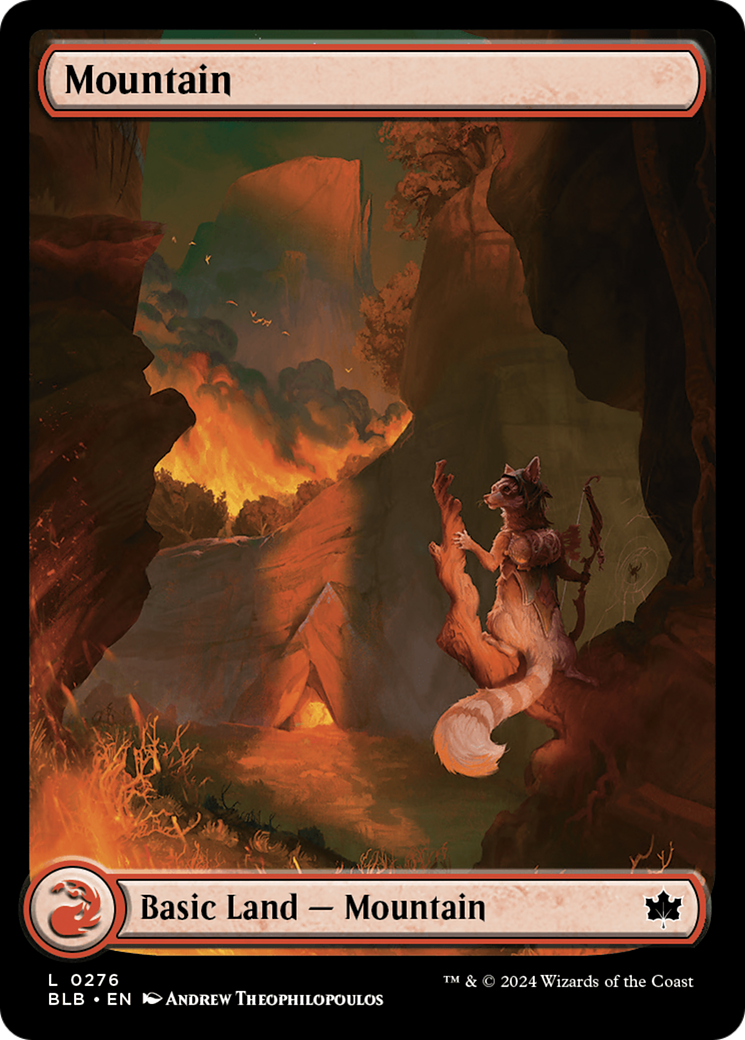 Mountain (0276) (276) [Bloomburrow] foil - Deck Out Gaming