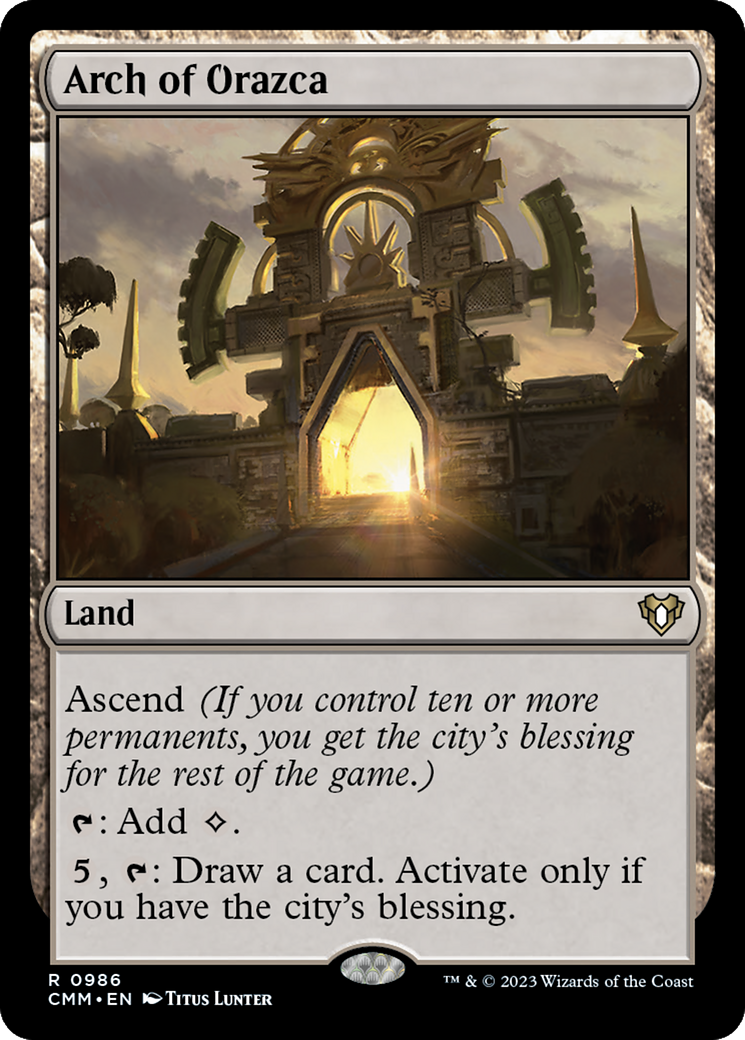 Arch of Orazca (986) [Commander Masters] - Deck Out Gaming