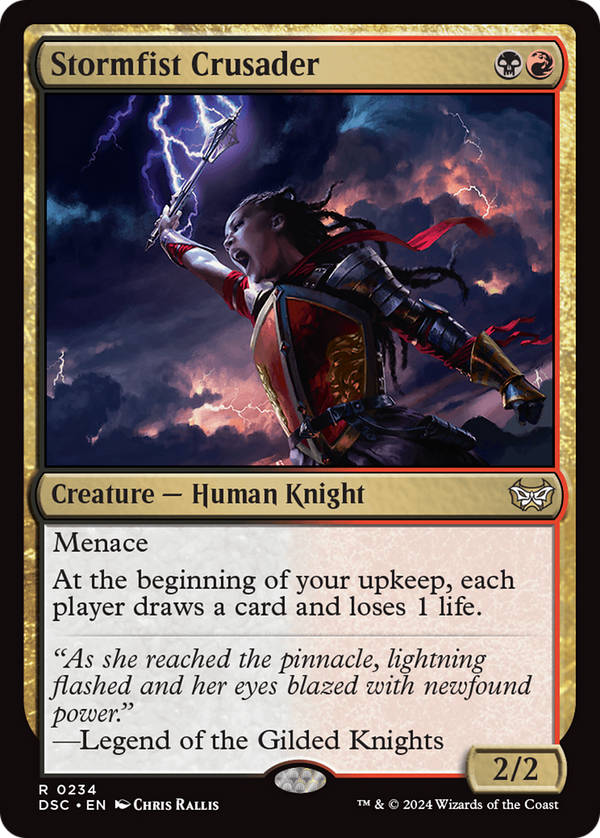 Stormfist Crusader (234) [Duskmourn: House of Horror Commander] - Deck Out Gaming