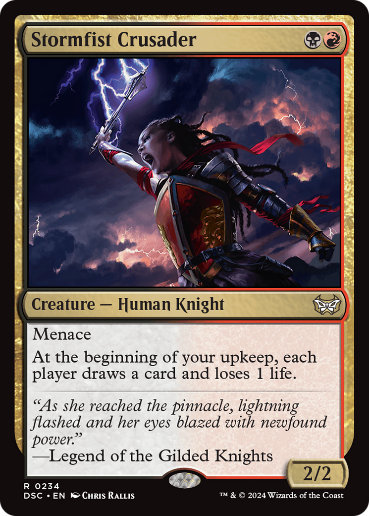 Stormfist Crusader (234) [Duskmourn: House of Horror Commander] - Deck Out Gaming