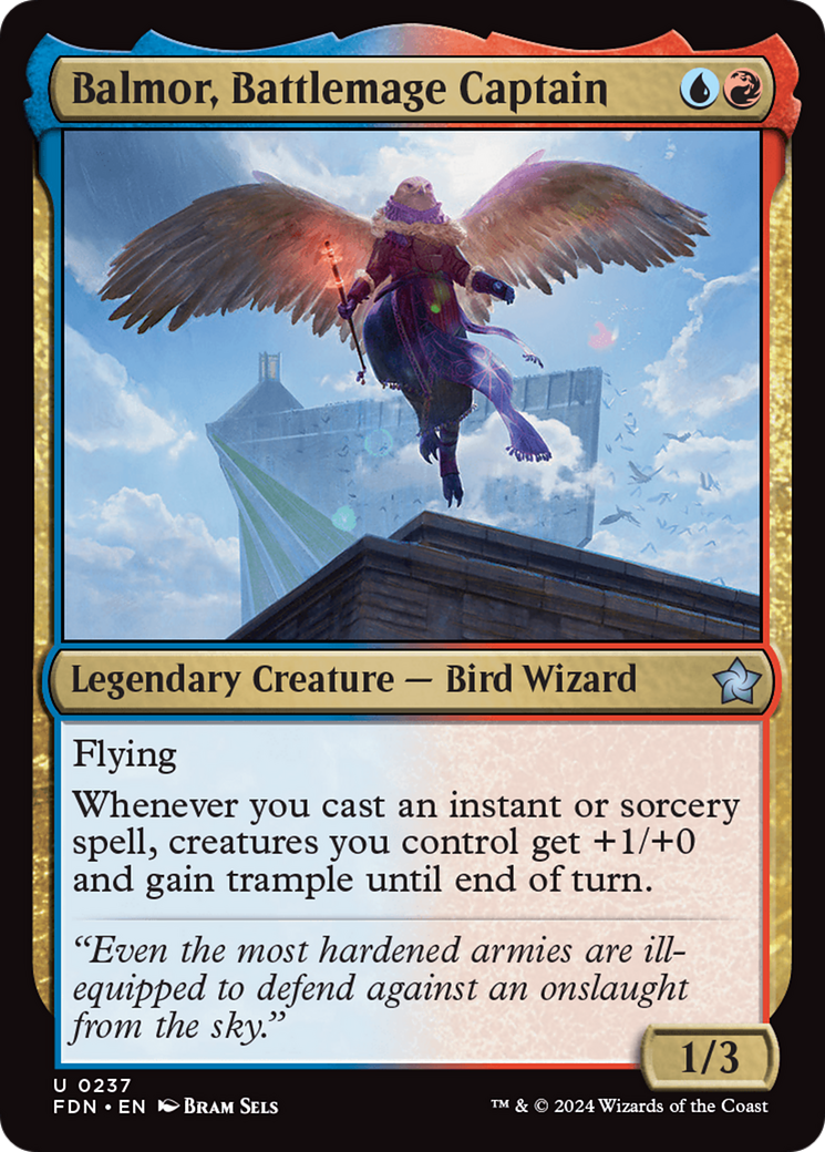 Balmor, Battlemage Captain (237) [Foundations] foil - Deck Out Gaming