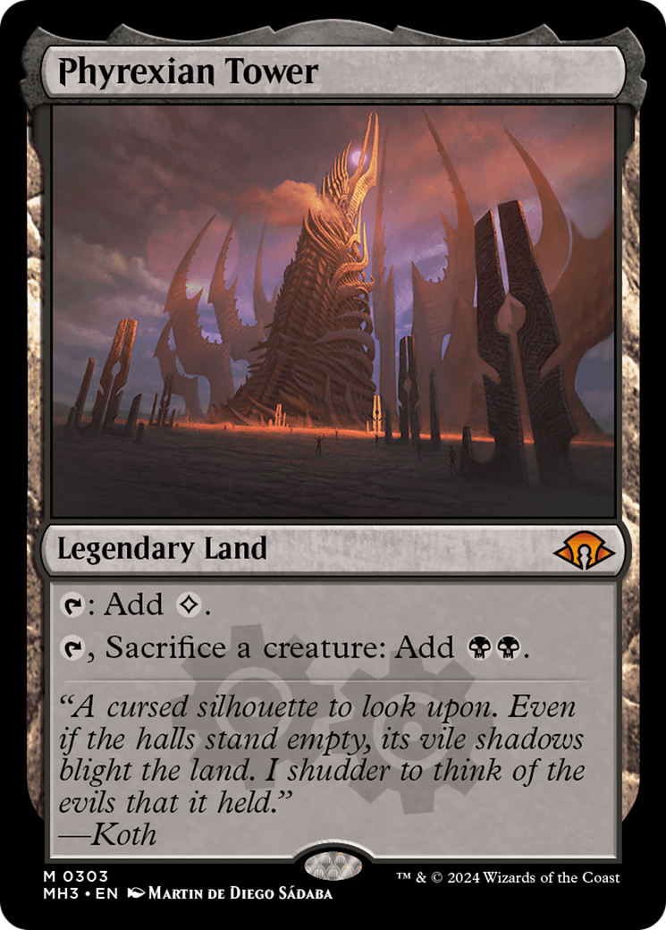 Phyrexian Tower (303) [Modern Horizons 3] foil - Deck Out Gaming