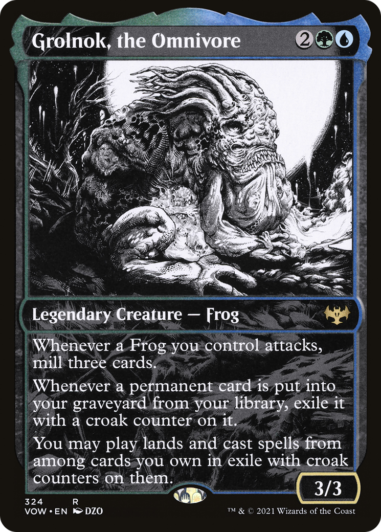 Grolnok, the Omnivore (324) [Innistrad: Crimson Vow] foil - Deck Out Gaming